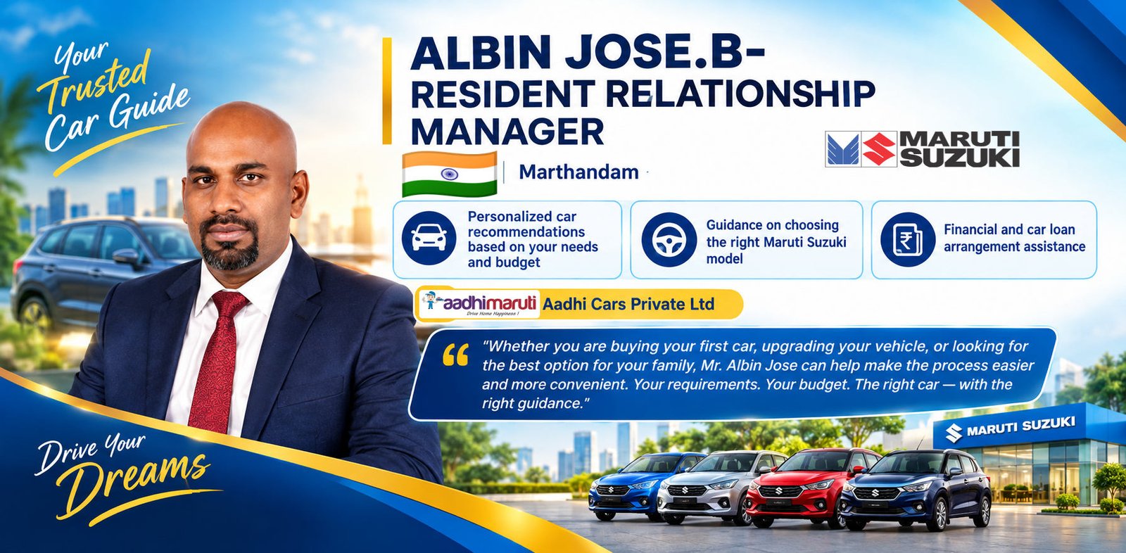 ALBIN JOSE.B- RESIDENT RELATIONSHIP MANAGER